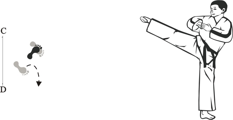 taekwondo-tul-hwarang-movement-12A