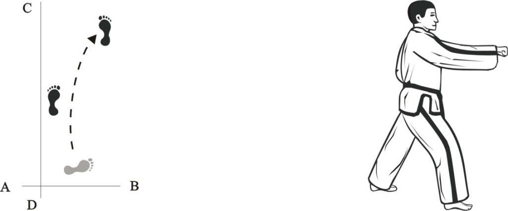 taekwondo tul chonji movement 14