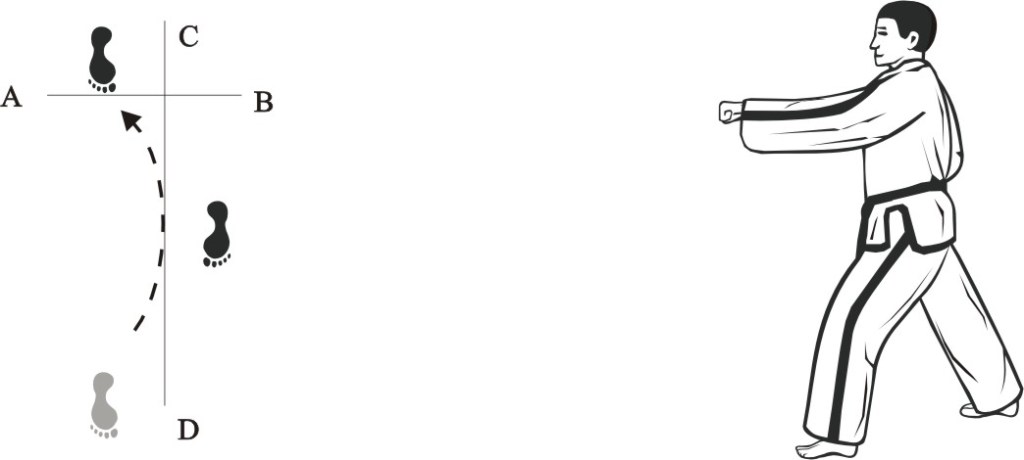 taekwondo tul chonji movement 18