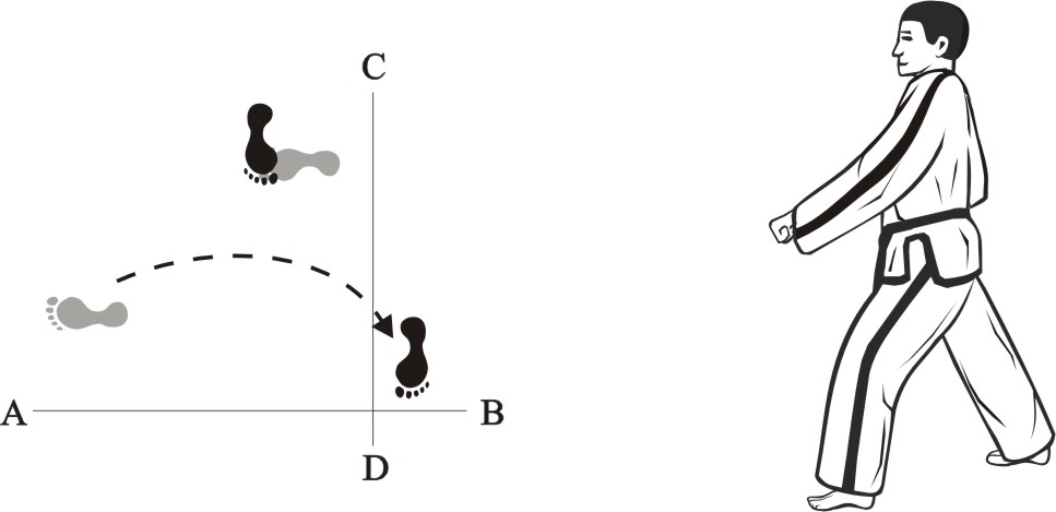 taekwondo tul chonji movement 5