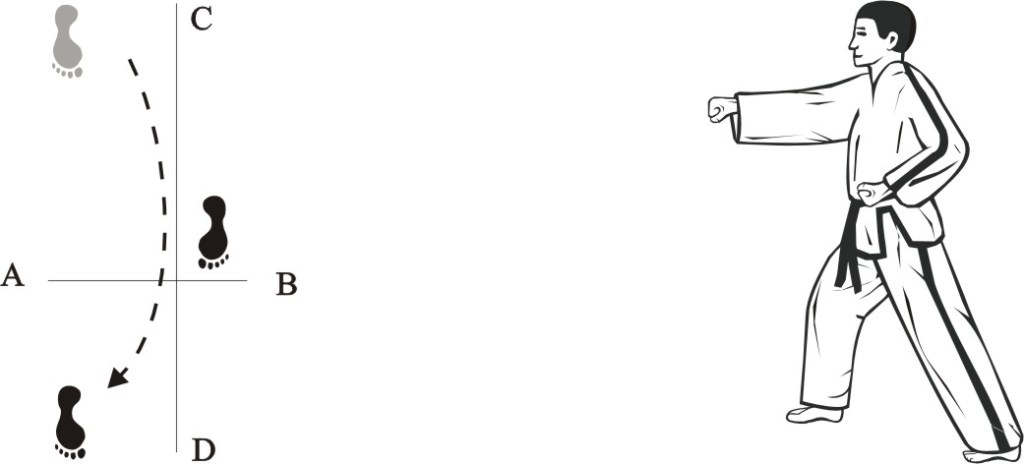 taekwondo tul chonji movement 6