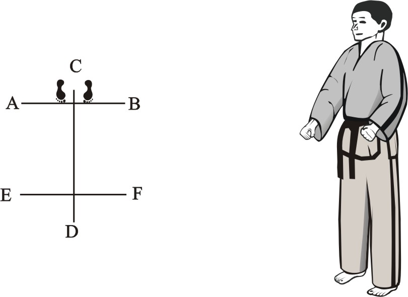 Taekwondo Tul Dan-gun diagram