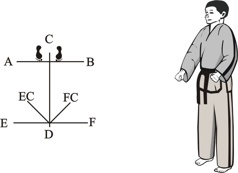 Taekwondo Tul Do-san diagram