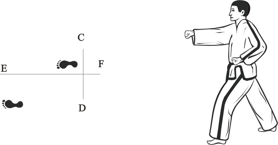 taekwondo tul dosan movement 10
