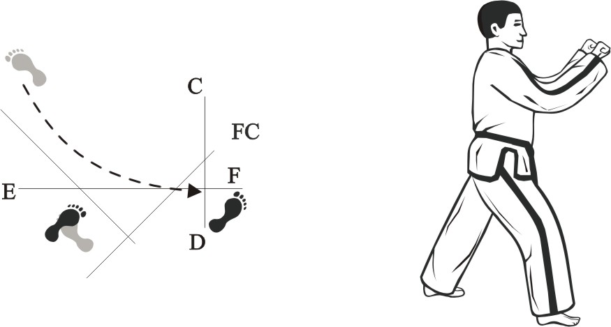 taekwondo tul dosan movement 17