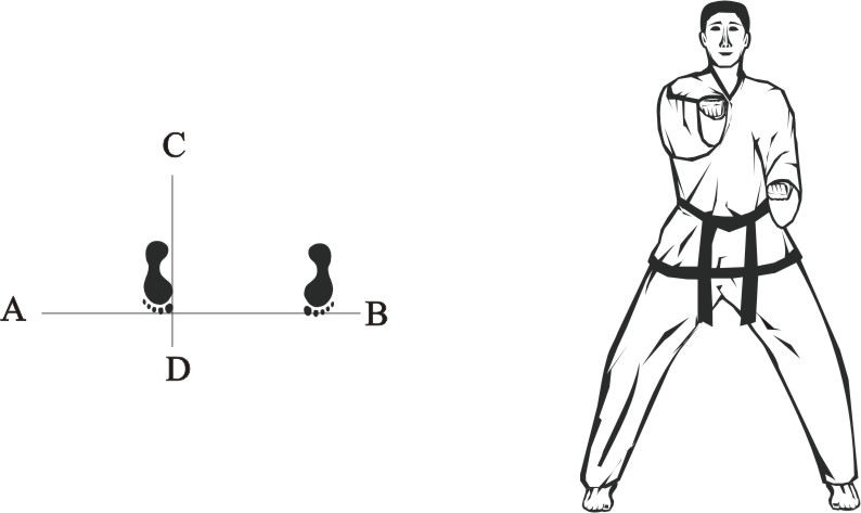 Taekwon-do Tul Yul-Gok movement 2