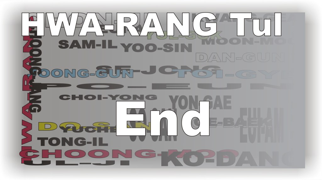 taekwondo-tul-hwarang-einde